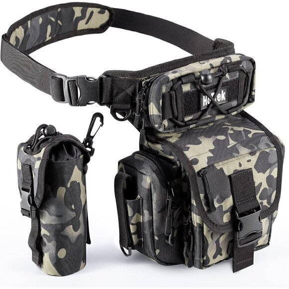 NWOT HoTrek Drop Leg Bag Fishing Tackle Bag - Multifunctional Outdoor Waist Bag - Picture 1 of 9